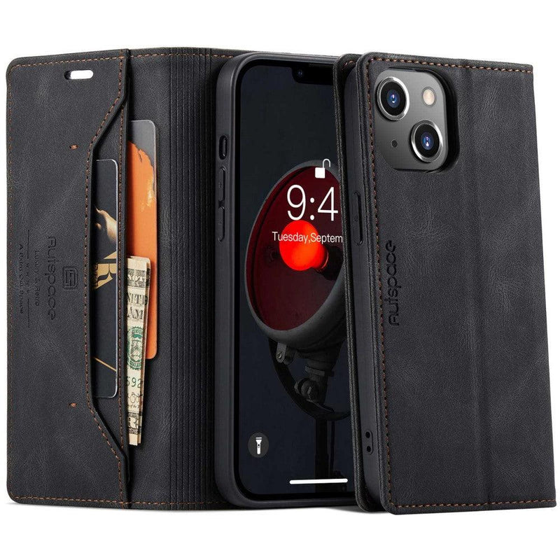PhoneThreadz - Leather iPhone 14 Pro RFID Phone Case Belts, Buckles and Wallets