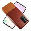 Dual Color Leather Note 20 Series Cover - Note 20 Case / Note 20 Ultra Case Belts, Buckles and Wallets