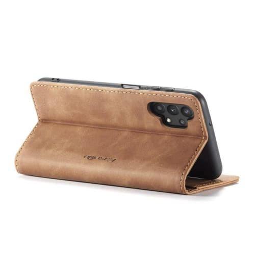 Galaxy A32 5G Case - Vintage Leather Samsung A32 Case Belts, Buckles and Wallets