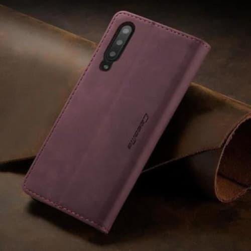 Galaxy A50 Case - Vintage Leather Galaxy A50 Phone Case Belts, Buckles and Wallets