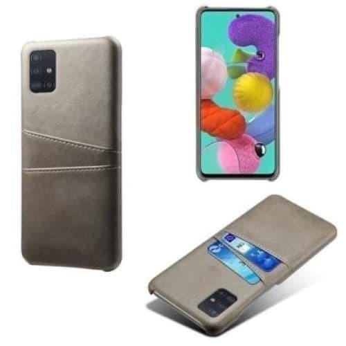 Galaxy A51 Case - Minimalist Leather Galaxy A51 Phone Case Belts, Buckles and Wallets