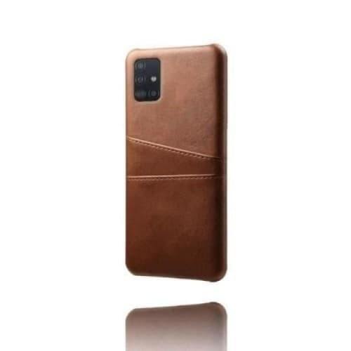 Galaxy A51 Case - Minimalist Leather Galaxy A51 Phone Case Belts, Buckles and Wallets