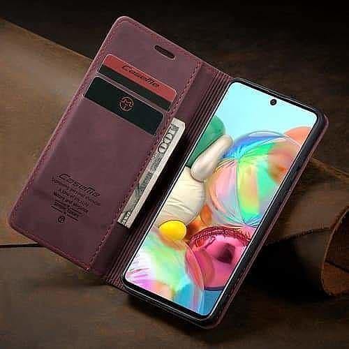 Galaxy A52 Case - Vintage Phone Wallet Case for Samsung A52 5G Belts, Buckles and Wallets