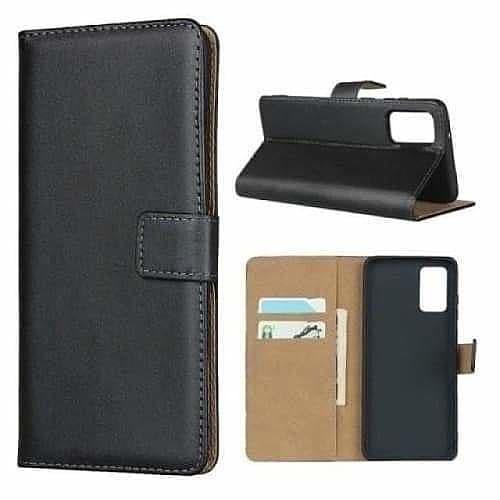 Galaxy A71 Case - Black Leather case for Galaxy A71 4G Belts, Buckles and Wallets