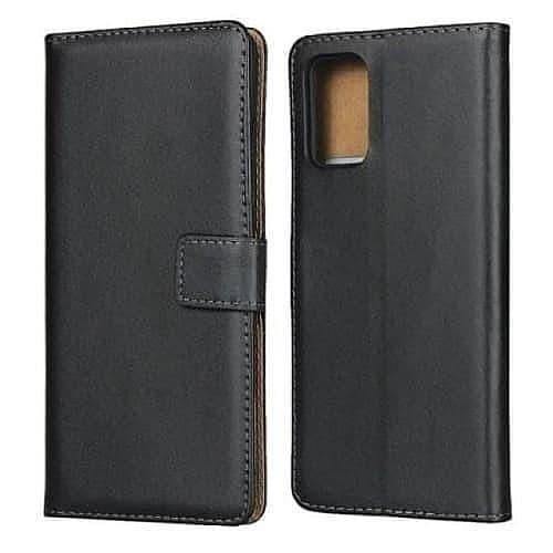 Galaxy A71 Case - Black Leather case for Galaxy A71 4G Belts, Buckles and Wallets