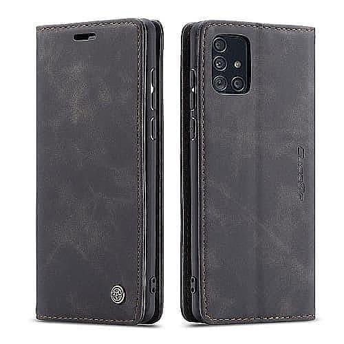 Galaxy A72 Case - Vintage Leather Case for Galaxy A72 5G Belts, Buckles and Wallets