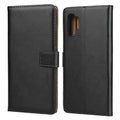 Galaxy Note 10+ Case - Black Leather Case for Samsung Galaxy Note 10 5G Belts, Buckles and Wallets