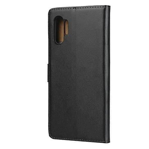 Galaxy Note 10+ Case - Black Leather Case for Samsung Galaxy Note 10 5G Belts, Buckles and Wallets