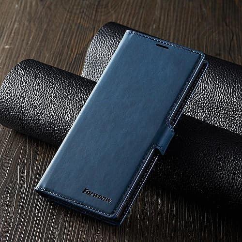 Galaxy Note 10+ Case - Leather Magnetic Case for Samsung Note 10+ 5G Belts, Buckles and Wallets