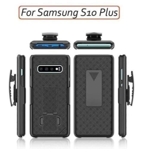 Galaxy S10+ Case - Rugged Waist Sports Clip Galaxy S10 5G Case Belts, Buckles and Wallets