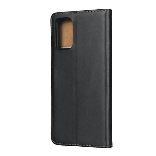 Galaxy S20+ Case - Classic Black Leather Phone Wallet Case for Galaxy S20+ Belts, Buckles and Wallets