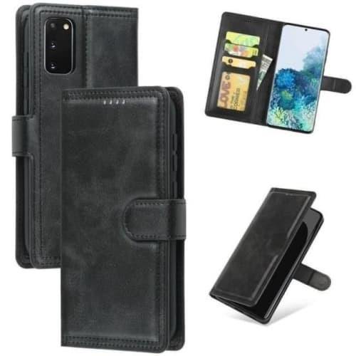 Galaxy S20+ Case - Crazy Horse Flip Wallet Case for S20+ Belts, Buckles and Wallets
