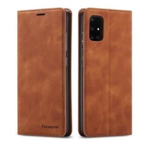 Galaxy S20 Case - Retro Magnetic Leather Galaxy S20 Case Belts, Buckles and Wallets