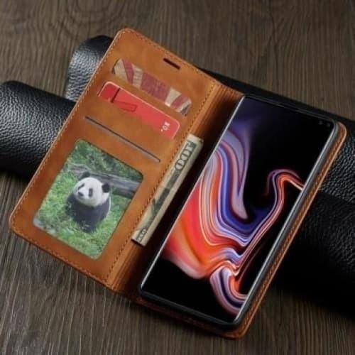 Galaxy S20 Case - Retro Magnetic Leather Galaxy S20 Case Belts, Buckles and Wallets