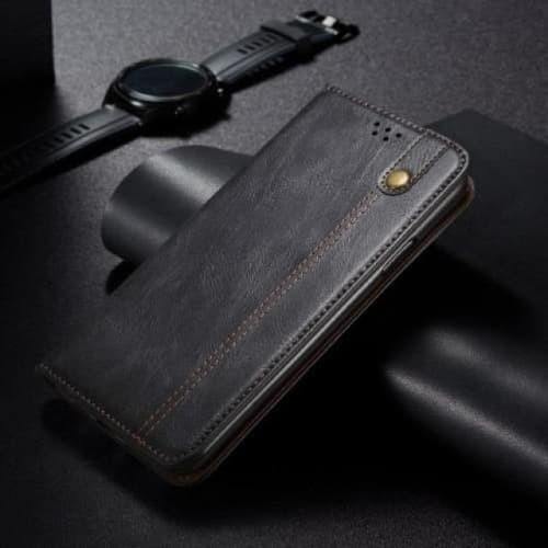 Galaxy S21 Plus Case - Luxury High Gloss Leather Case For Galaxy S21+ Belts, Buckles and Wallets