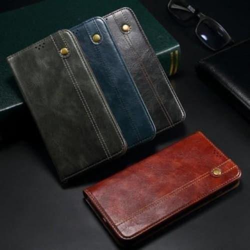 Galaxy S21 Plus Case - Luxury High Gloss Leather Case For Galaxy S21+ Belts, Buckles and Wallets