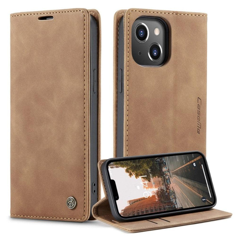 iPhone Card Holder Case - Vintage Leather iPhone 14 Pro Wallet Case Belts, Buckles and Wallets